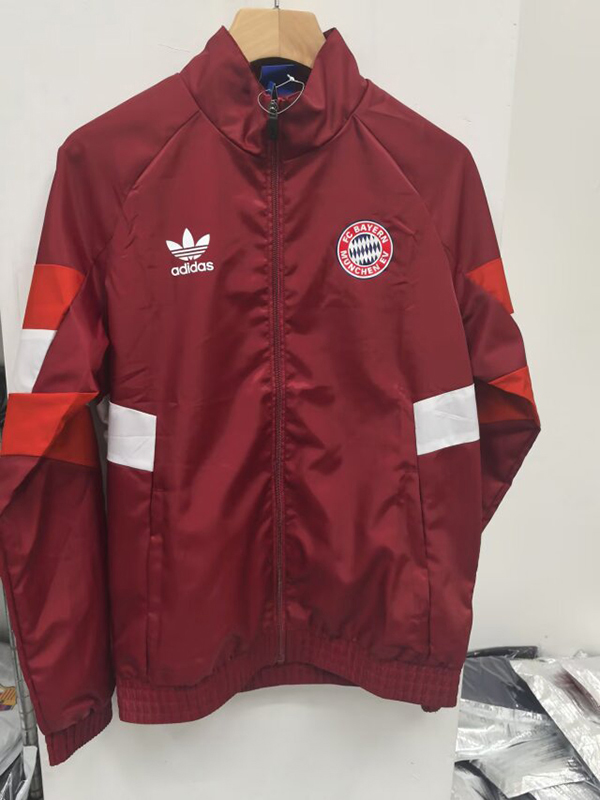 AAA Quality Bayern Munich 24/25 Wind Coat - Dark Red